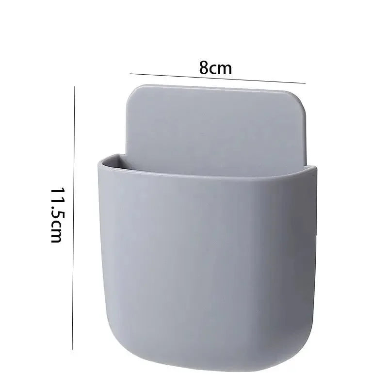 Wall Mounted Remote Control Holder Pair for Bedside Storage