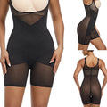 Light Shapewear Bodysuit Body Shaper Women Belly Sheath Waist Trainer Reductive Slimming Underwear Thin Breathable Black 803