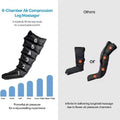 NEW Air Compression Leg Massage 6 Airbag Pneumatic Boots Used for Circulation and Leg Muscle Relaxation to Relieve Varicos Veins