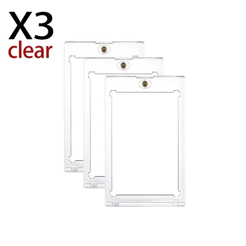 Acrylic Magnetic Trading Card Holder for 35PT Cards 3 Clear