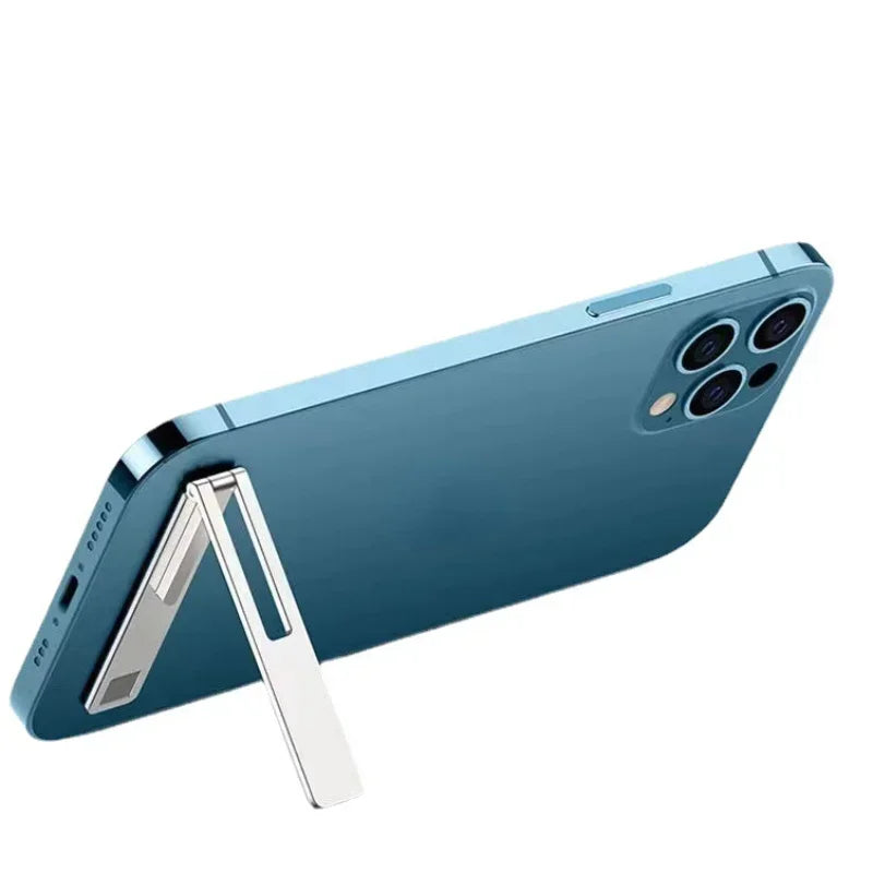 Folding Zinc Alloy Phone Kickstand for Hands Free Viewing