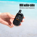 Mini walkie talkie Small and light 400-480MHz 16 channel headset Optional for restaurants, hotels and other service industries