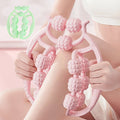 Leg Massager Multi-functional 12 Wheels Full-coverage Massage Roller for Arm Waist Leg Muscle Relaxation Manual Massage Machine