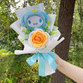 Kawaii Hello Kitty Cat Dolls With Artificial Flowers Creative Bouquet Christmas Valentine Birthday Graduation Gifts 9-28cm