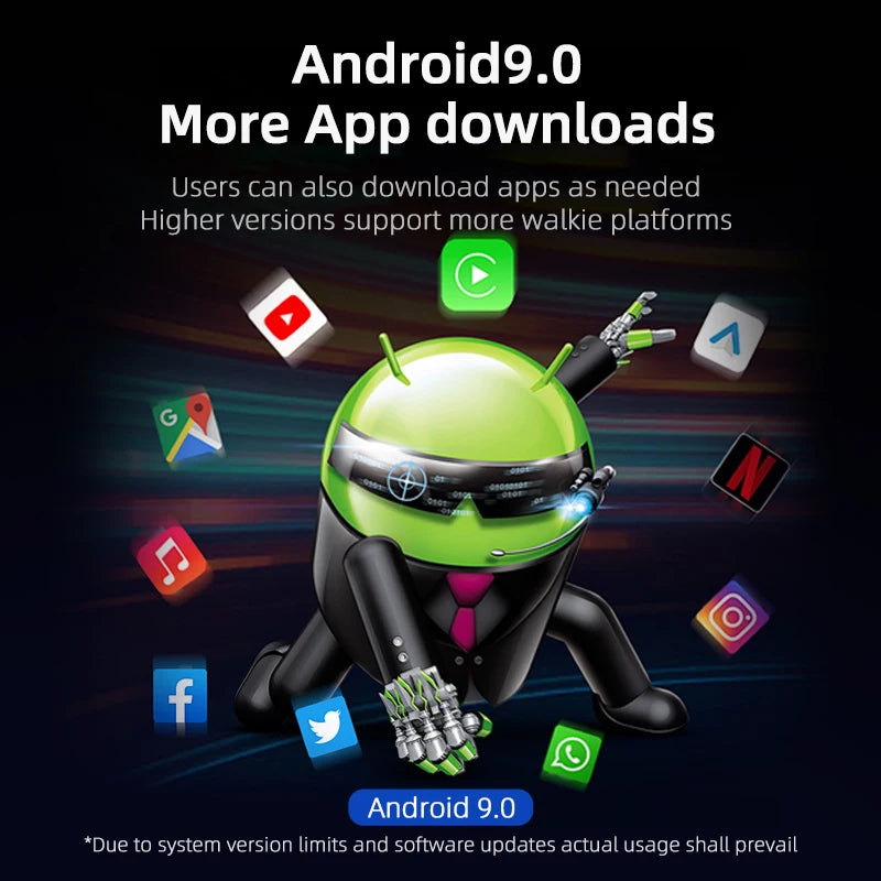 Long Range Walkie Talkie POC Network 4G LTE Wifi Radio ZELLO KSUN ZL65 Android 9.0 Two Way Radio Unlimited Distance Global