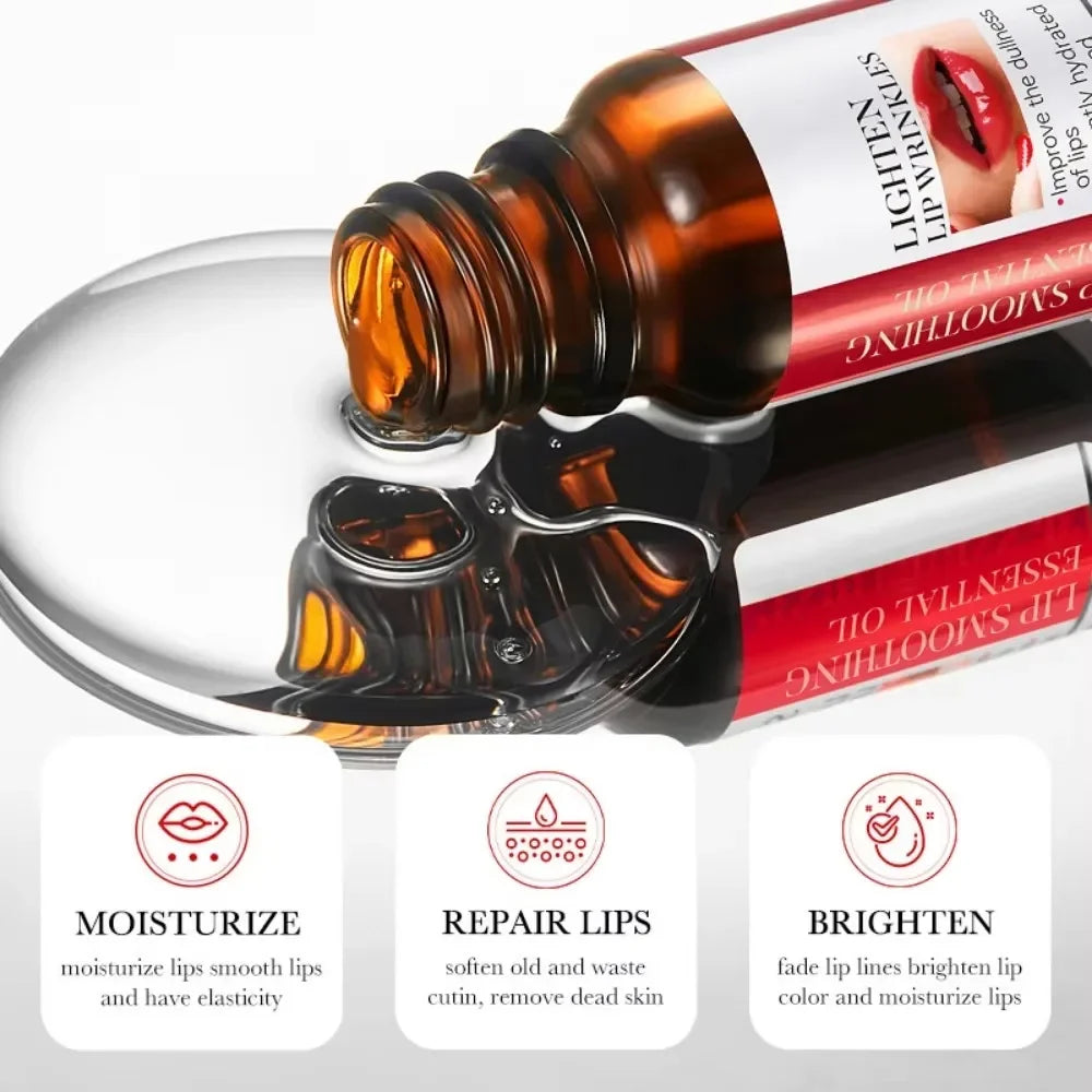 Lip Booster Plumping Serum Oil Hyaluronic Acid Moisturising Sexy Plumping Enhancer Stimulant Free Brightening Lightening Lines