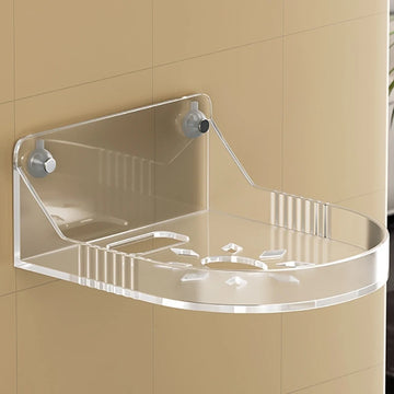 Small Self Adhesive Wall Shelf for Bedroom Cable Storage