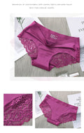 1/5/10Pcs Seamless Women Hollow Out Panties Set Underwear Comfort Lace Briefs Low Rise Female Sport Panty Soft Lady Lingerie