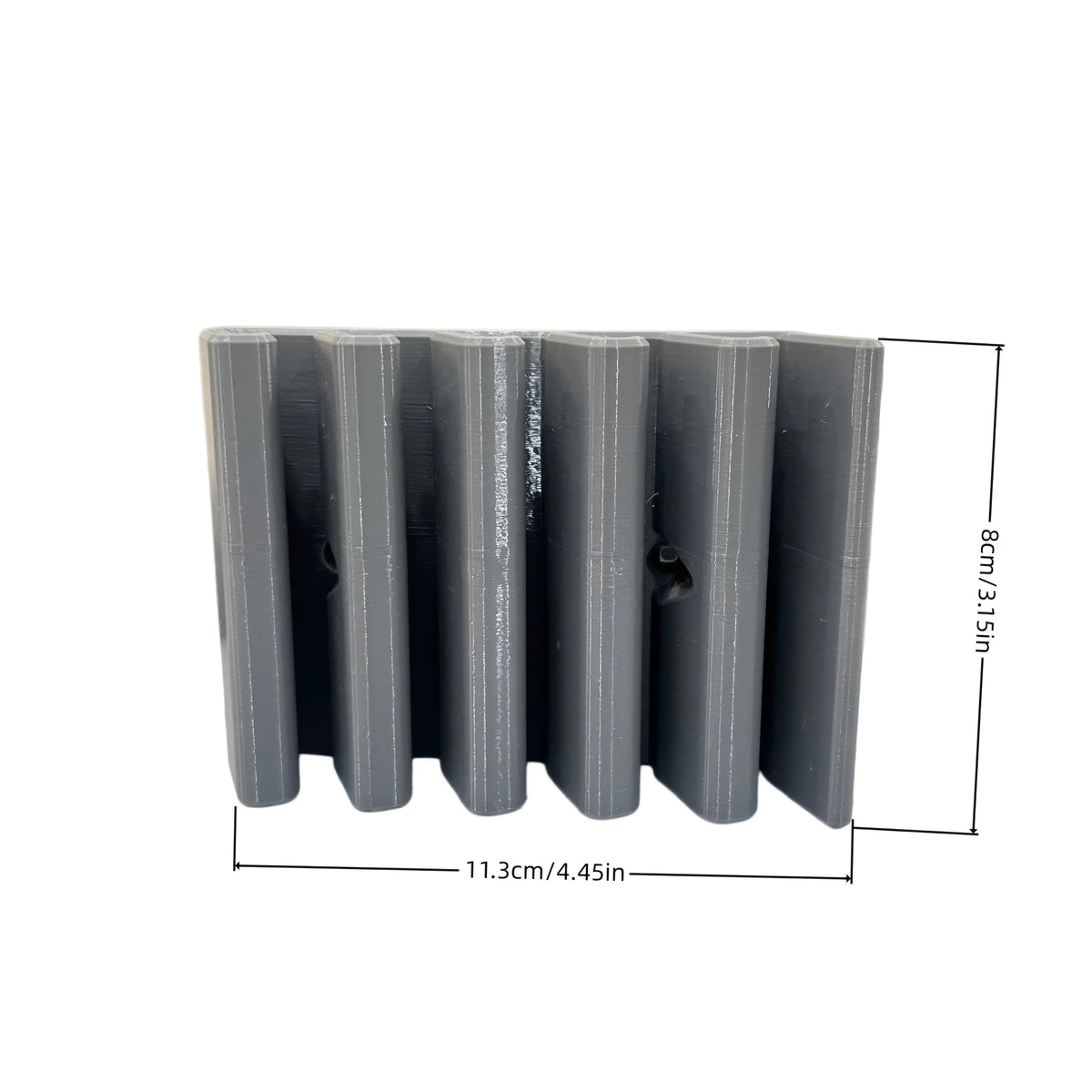 Under-Cabinet Lid Rack with Five Slots for Kitchen Storage