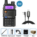 Baofeng UV-5R Walkie Talkie 8W Dual Band VHF/UHF Two-Way Radio, Long Range, FM Radio - Dicrodelights