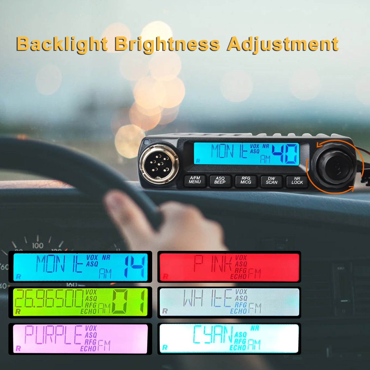 TYT 11 Meters Radio 27MHz CB Mobile Transceiver 40Ch FM AM Modulation 4W Compact Mini European Citizen Band Walkie Talkie