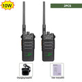 Retevis RT86 10W Walkie Talkie Professional Two Way Radio Long Range Walkie Talkie UHF Communication radio for Outdoor Business 2PCS