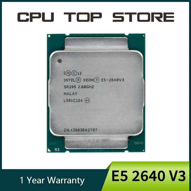 Intel Xeon E5 2640 V3 2640V3 2.6GHz 8-Core LGA 2011-3 processor Default Title