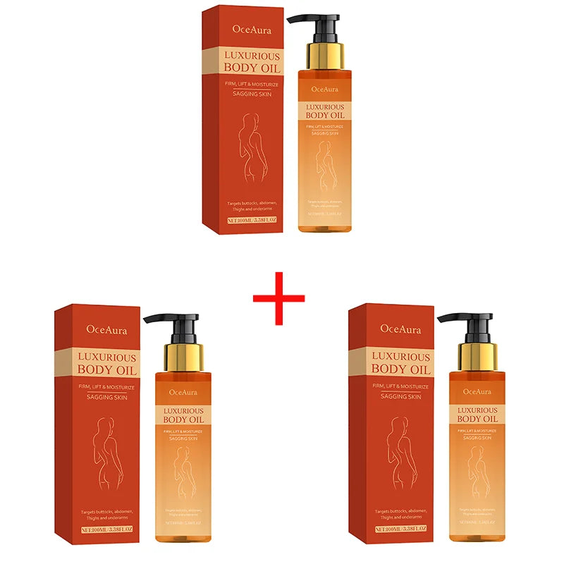 Lifting & Firming Body Oil Tighten Sagging Skin Deep Moisturizing Dry Skin Repairing Soften Magic Luxury Nourishing Oil 100ml 3pcs