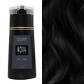 Nova 3-in-1 Black Hair Dye Shampoo for Men & Women – Instant Gray Coverage, Long-Lasting Natural Black Color black (200ml)