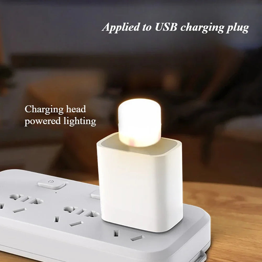 Mini USB LED Night Light for Desk and Bedside Ambient Lighting