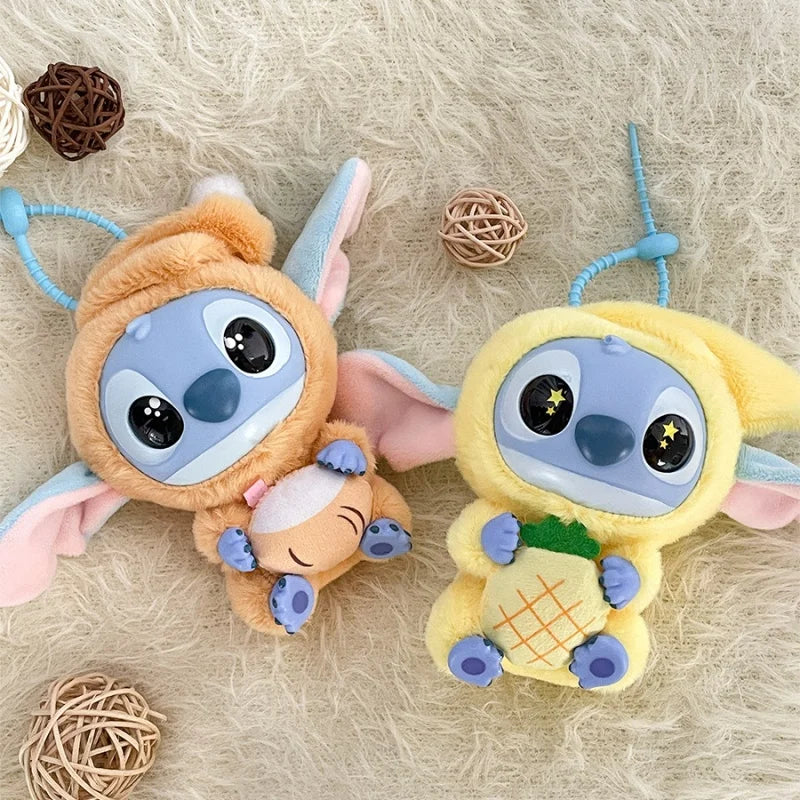 Disney Stitch Mini Plush Keychain 12cm – Anime Stuffed Doll Backpack Charm Gift for Kids & Teens