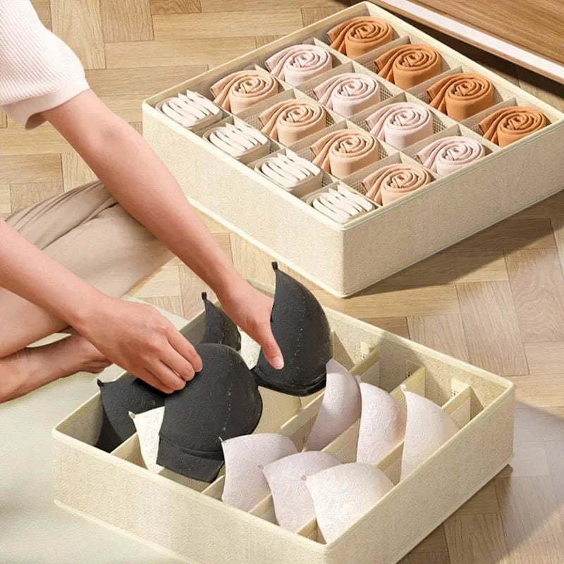 Fabric Bra Drawer Organiser for Sports Bras Socks and Underwear
