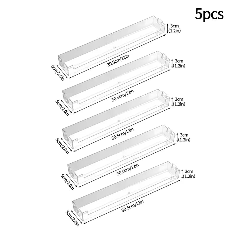 Clear Display Shelf for Wall Mounted Figure Collections 5pcs