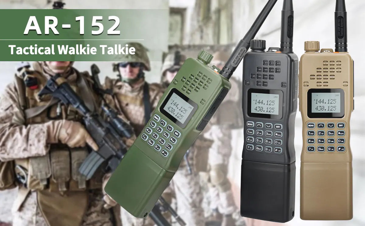 Baofeng AR 152 Tactical Ham Radio – Long Range, High Power Walkie Talkie (10km Range) - Dicrodelights