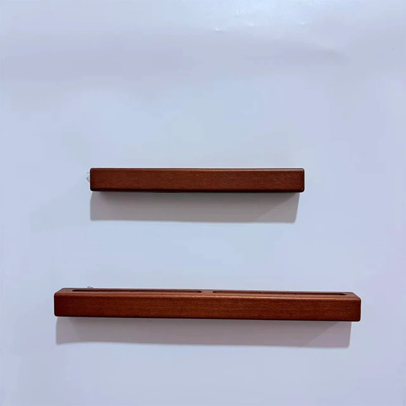 Wooden Wall Mounted Sunglasses Holder, No Drill Glasses Display Rack