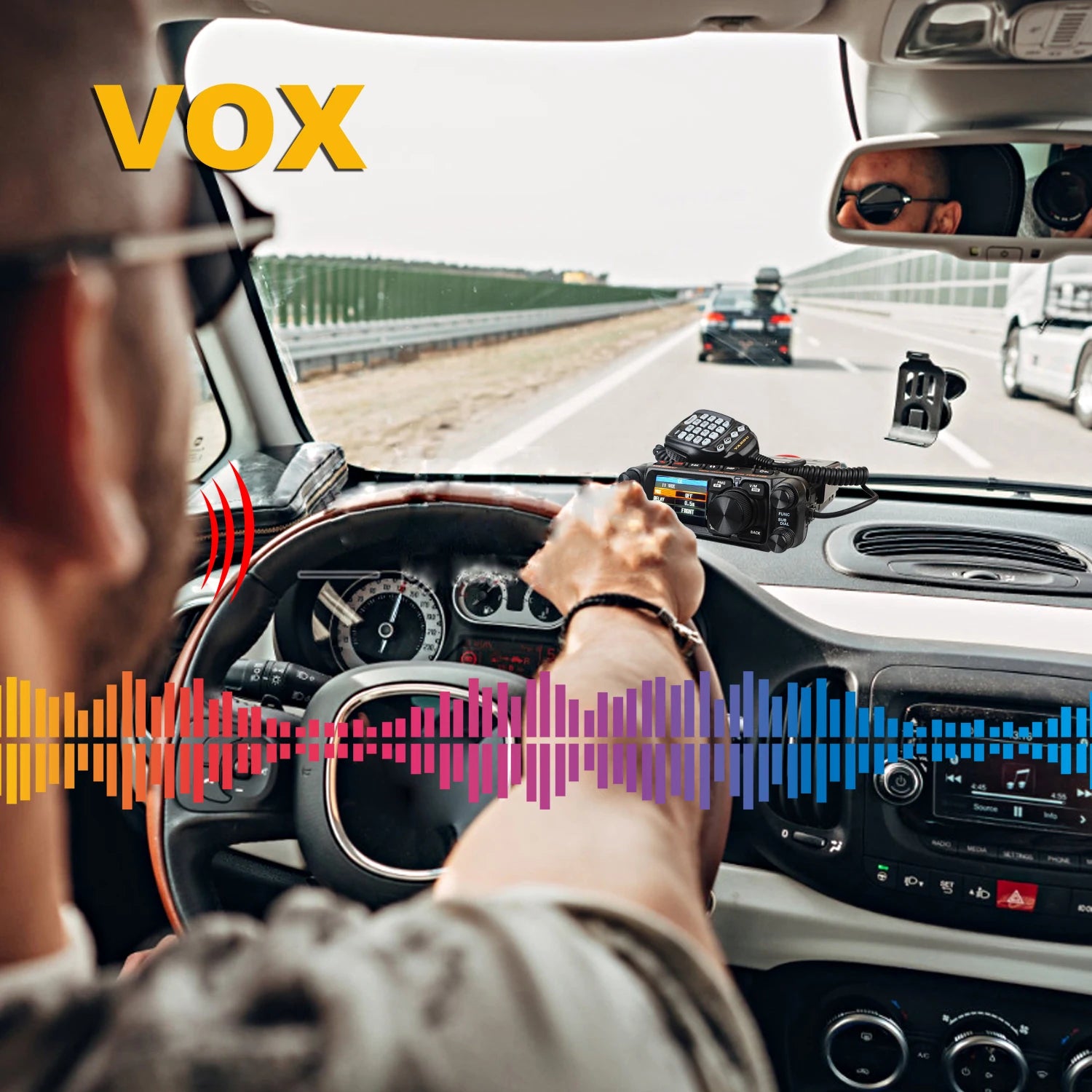 Walkie Talkie Yaesu FTM-510D ASP C4FM/FM 55/50W 144/430mhZ Dual Band Mobile Transxciver with Super-DX and ASP