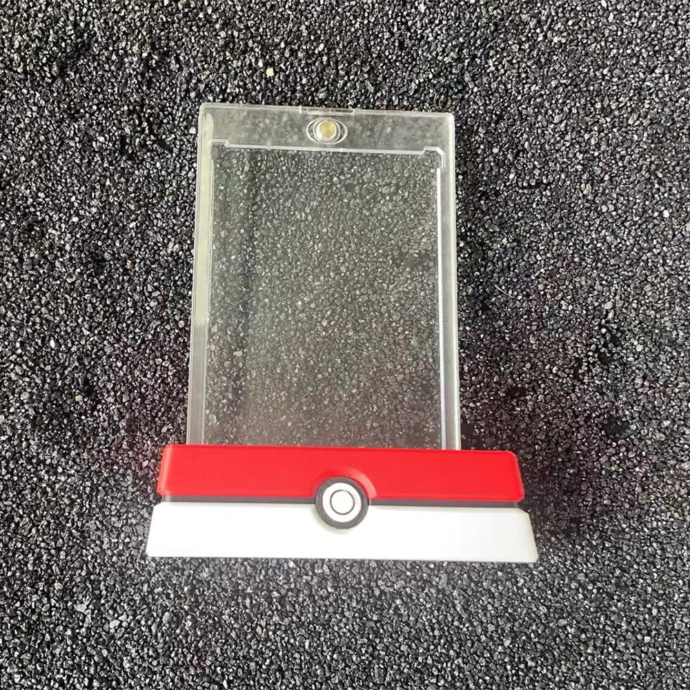 Trading Card Display Stand in Red or Gold with Holder Option