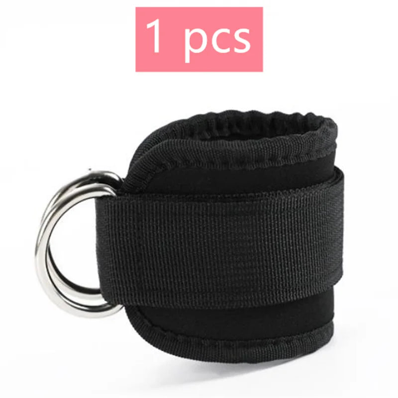 1/2Pcs Fitness Ankle Straps Adjustable D-Ring Support Cuffs Gym Leg Strength Workouts Pulley With Sports Guard Safety Abductors 1pcs-4