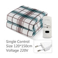 Electric Blanket 220V Thicken Thermostat Electric Blankets 70x150/120x150/150x180cm Electric Heating Blanket Winter Body Warmer Green 120X150CM
