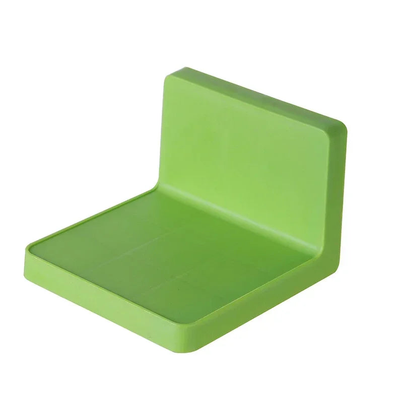 Small Adhesive Wall Shelf for Bedroom Jewellery and Cosmetics Green