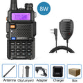 Baofeng UV-5R Walkie Talkie 8W Dual Band VHF/UHF Two-Way Radio, Long Range, FM Radio - Dicrodelights