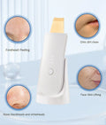 Ultrasonic Face Scrubber Facial Peeling Skin Scrubber Deep Facial Cleaning Spatula Acne Pore Ultrasonic Scrubber Facial Cleanser