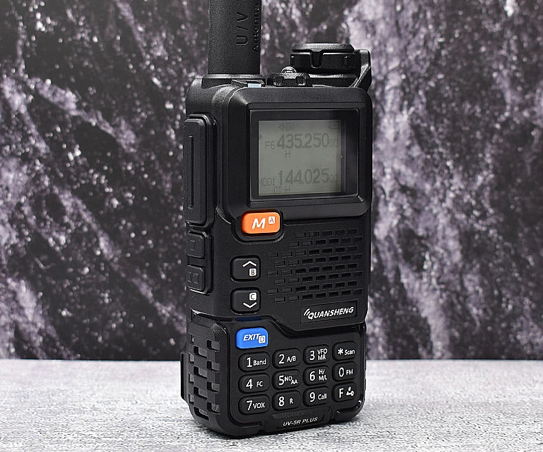 Quansheng UV-5R Plus Dual Band Walkie Talkie – Long Range UHF/VHF Two-Way Radio with NOAA Weather - Dicrodelights
