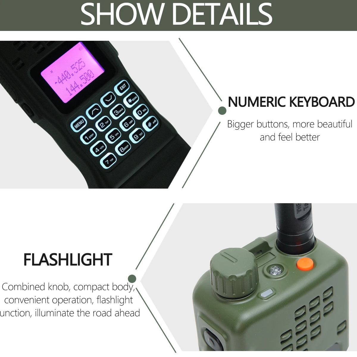 Baofeng AR 152 Tactical Ham Radio – Long Range, High Power Walkie Talkie (10km Range) - Dicrodelights