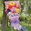Cartoon Winnie the Pool Eeyore Bouquet Gift Box Stuffed Animals Flower Bouquet Home Decoration Valentine Christmas Gifts 2