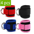 1/2Pcs Fitness Ankle Straps Adjustable D-Ring Support Cuffs Gym Leg Strength Workouts Pulley With Sports Guard Safety Abductors 4pcs