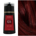 Nova 3-in-1 Black Hair Dye Shampoo for Men & Women – Instant Gray Coverage, Long-Lasting Natural Black Color