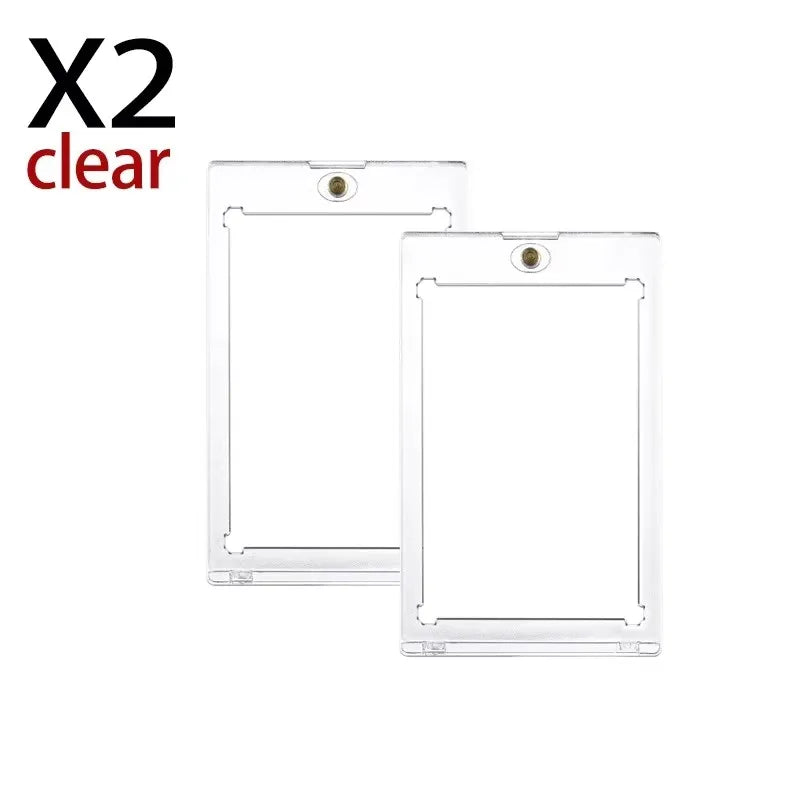 Acrylic Magnetic Trading Card Holder for 35PT Cards 2 Clear