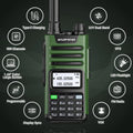 BaoFeng M-13 PRO V1 V2 High Power Multi Band Walkie Talkie Type-C Charger Long Range Upgraded UV-13 PRO V1 V2 Ham Two Way Radio - Dicrodelights