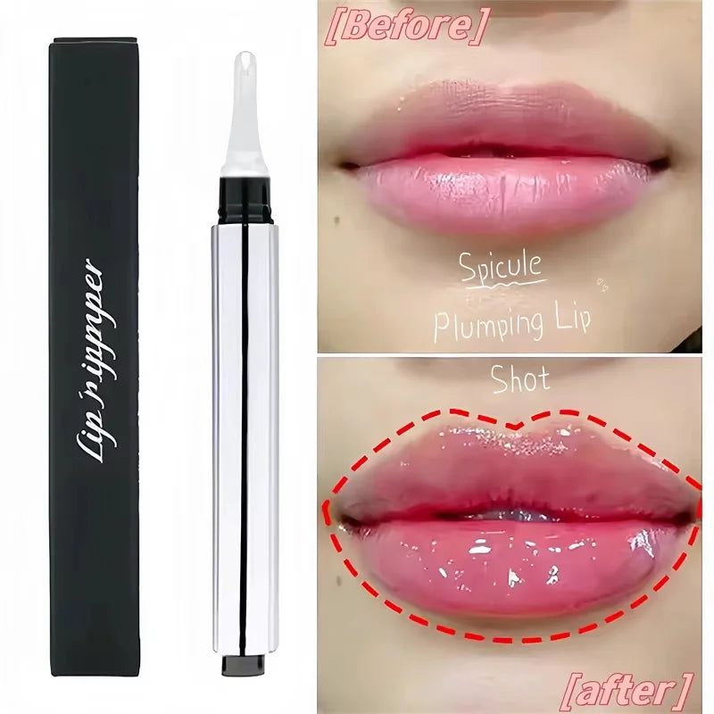 Glow Tulip Lip Plumper Spicule Plumping Lip Shot Extreme Lip Plumper Gloss Extreme Volume Serum Oil Sexy Beauty Makeup Korean