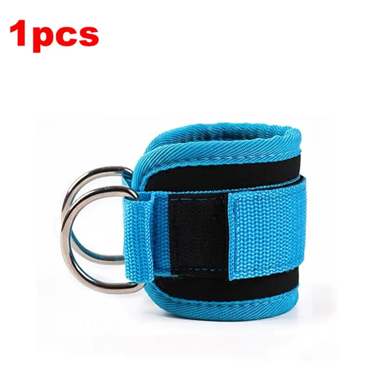 1/2/4Pcs Cable Ankle Straps Double D-Ring Adjustable Ankle Cuffs Gym Workouts Glutes Legs Strength Training Brace Support Sport