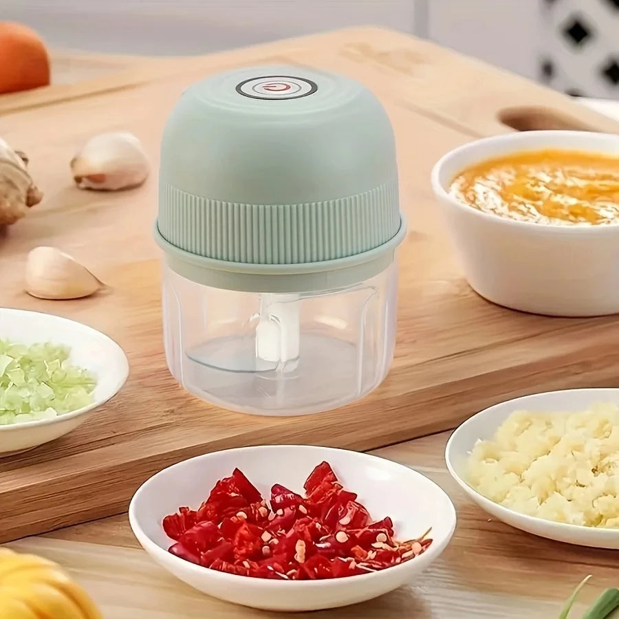 1 electric garlic grinder 260ml onion chopper 1 button start meat grinder kitchen food vegetable mixer