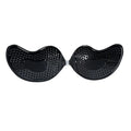 1/2Pcs Sexy Women Invisible Push Up Bra Self-Adhesive Silicone Bust Front Closure Sticky Bra Black Skin Backless Strapless Bra Style 3 Black