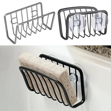 Suction Cup Sponge Holder for Tidy Kitchen Sink Storage