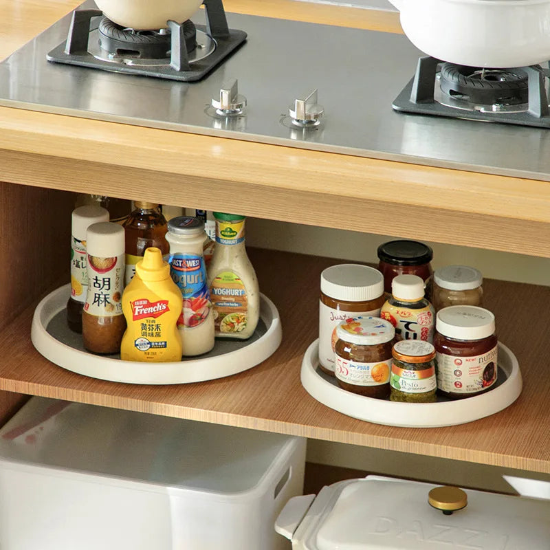 Kitchen Condiment Organiser Tray with Turntable Options