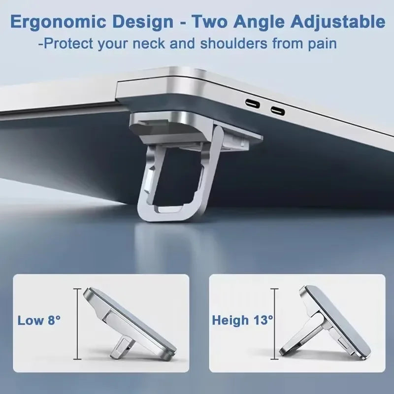 Self Adhesive Folding Laptop Feet for Adjustable Desk Use