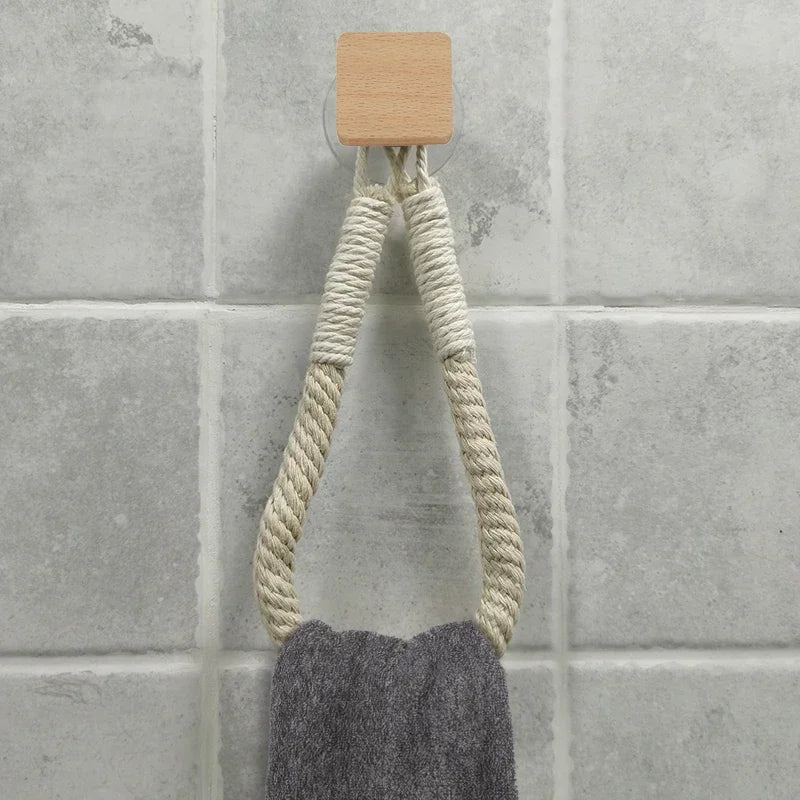 Nail-free Paper Towel Holders Towel Rack Bathroom accessories Towel Hook tissue holder paper roll holder toilet storage rack square cotton