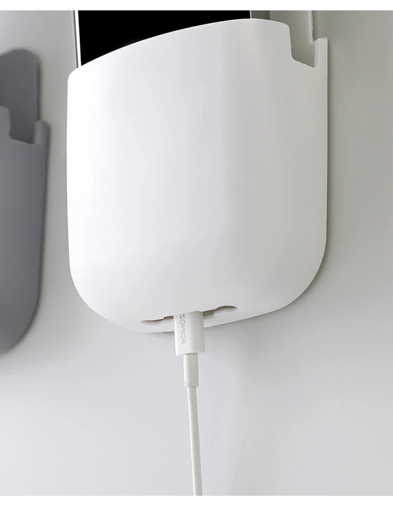 PVC Adhesive Remote Control Holder for Bedside Phone Storage