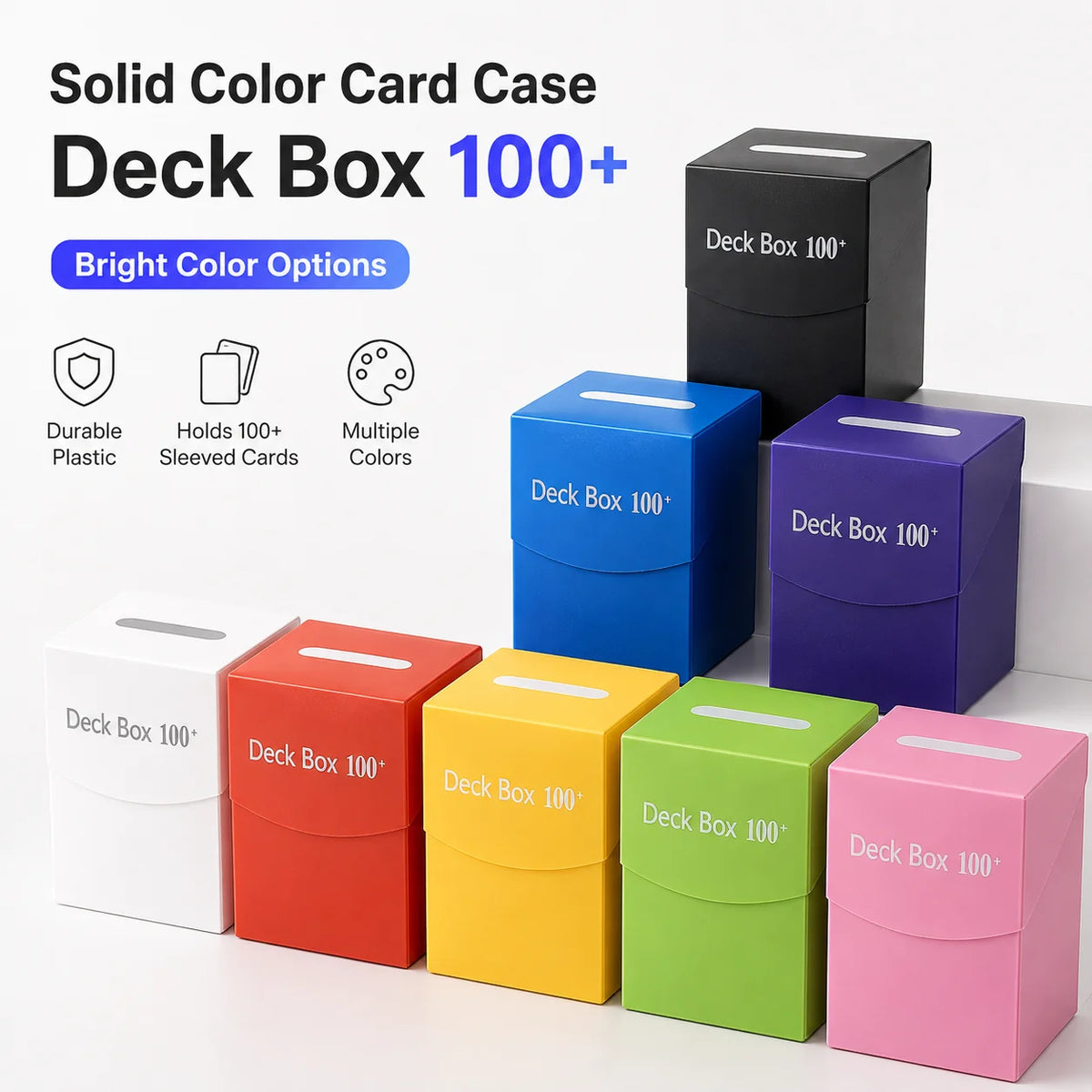 Trading Card Deck Box for 100 Plus Double Sleeved Cards