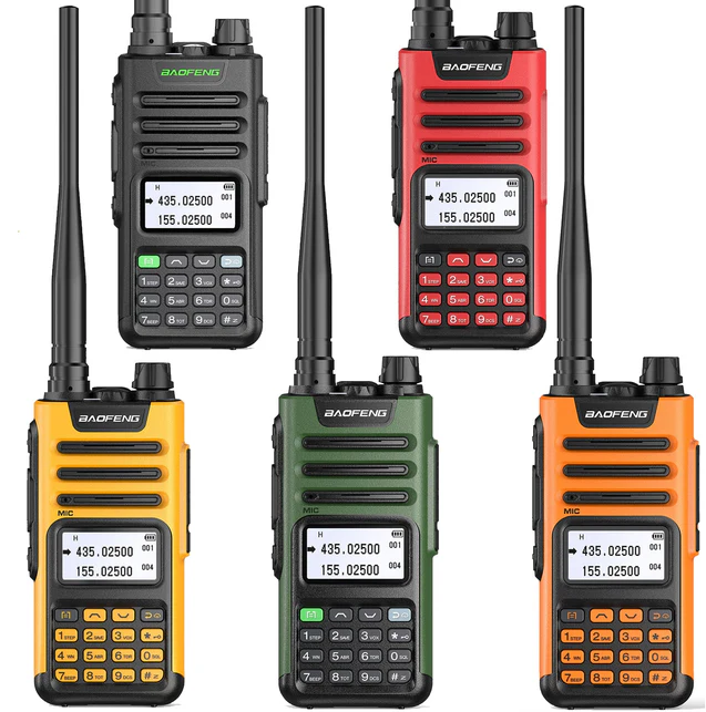 BaoFeng M-13 PRO V1 V2 High Power Multi Band Walkie Talkie Type-C Charger Long Range Upgraded UV-13 PRO V1 V2 Ham Two Way Radio
